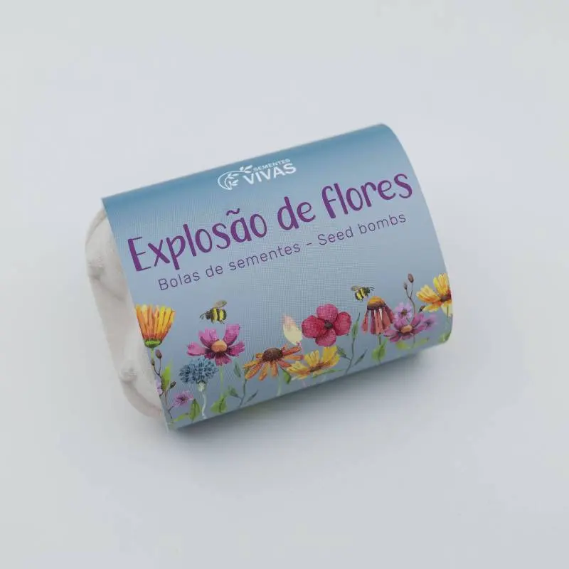 Bomba De Semillas De Explosión De Flores