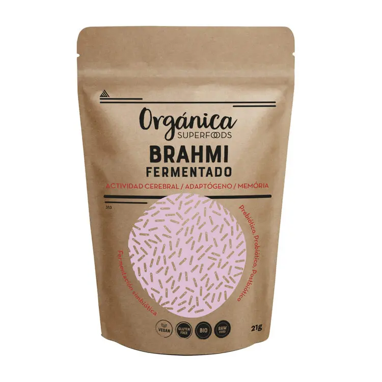 Brahmi Fermentado Bio 90g - Orgánica Superfoods