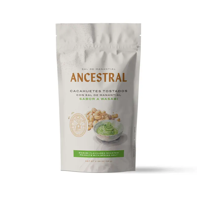 Cacahuete Tostado Natural Sabor Wasabi 85 G