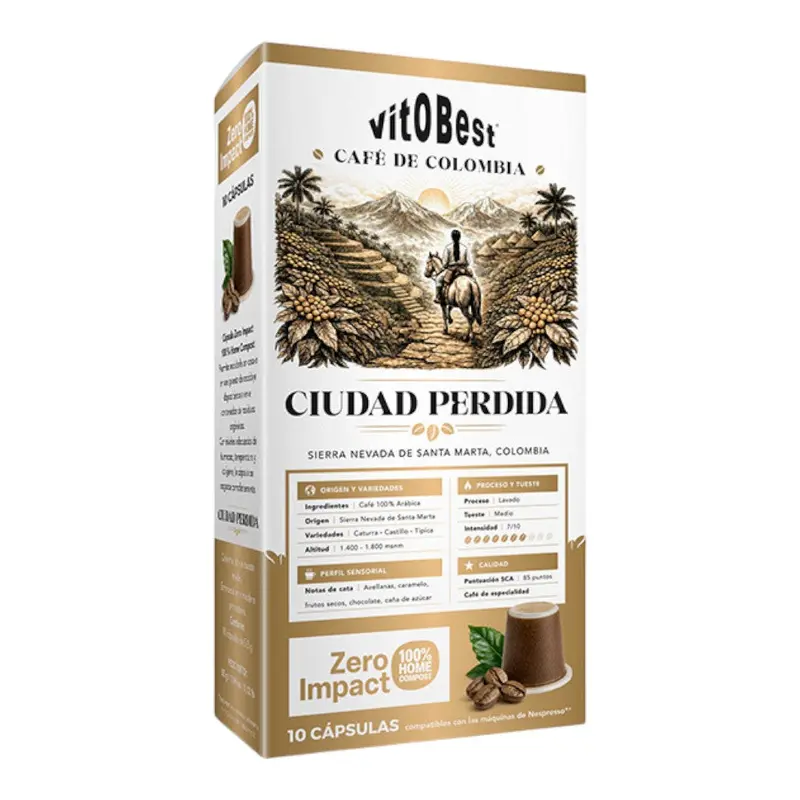Café Ciudad Perdida 10 Cápsulas