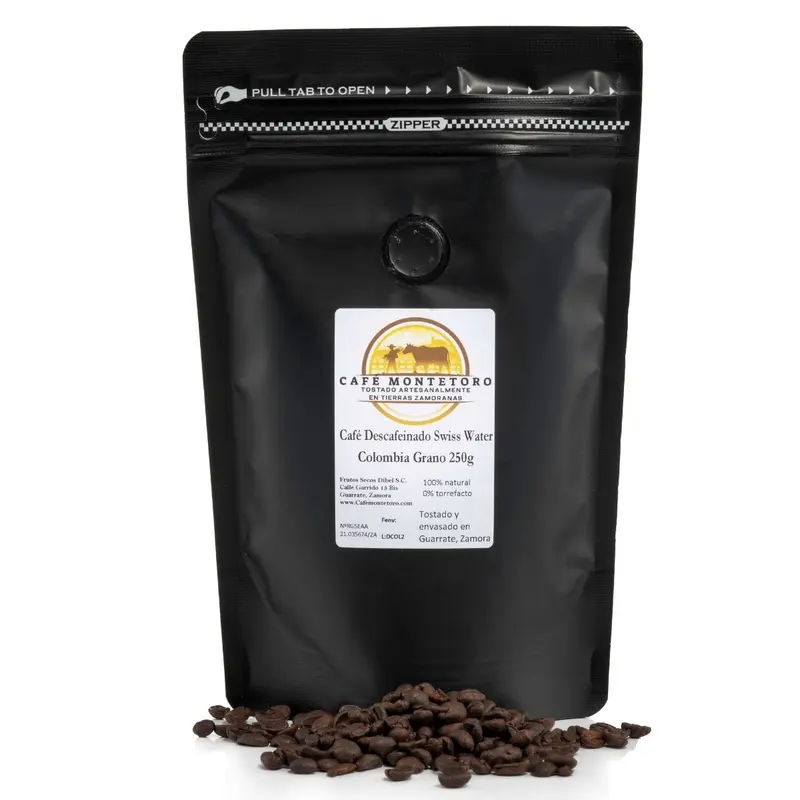 Café Descafeinado Swiss Water Grano 250g