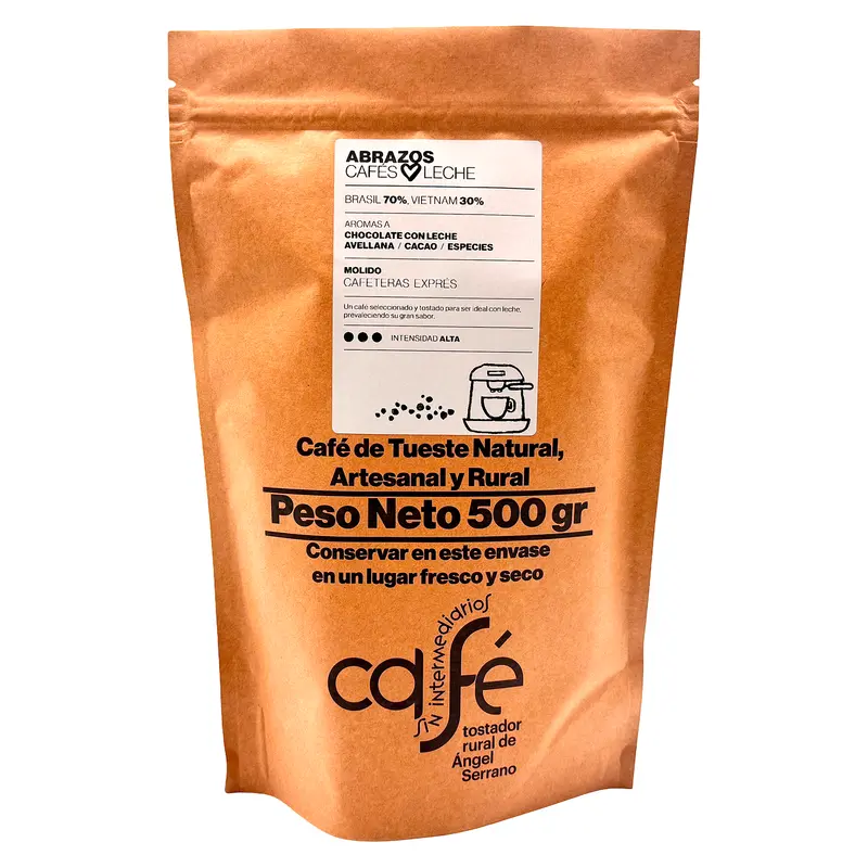 Cafe Sin Intermediarios Café Brasil Abrazos Molido Espresso 500 G