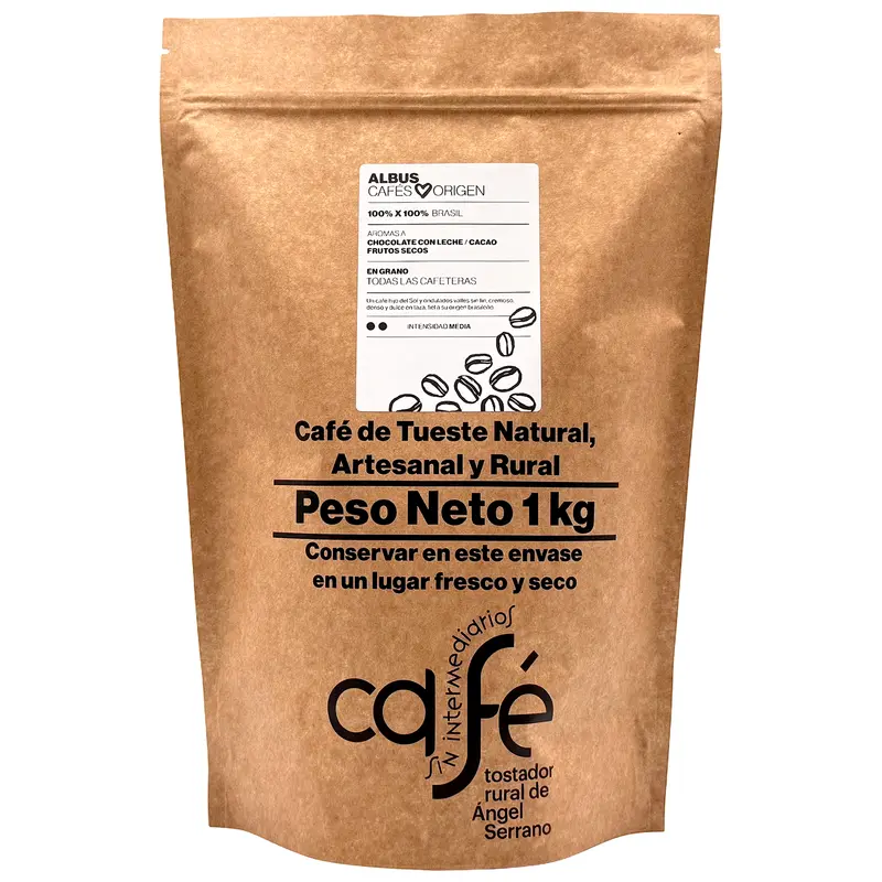 Cafe Sin Intermediarios Café Brasil Albus En Grano 1 Kg