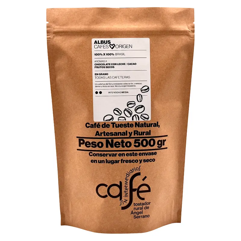 Cafe Sin Intermediarios Café Brasil Albus En Grano 500 G