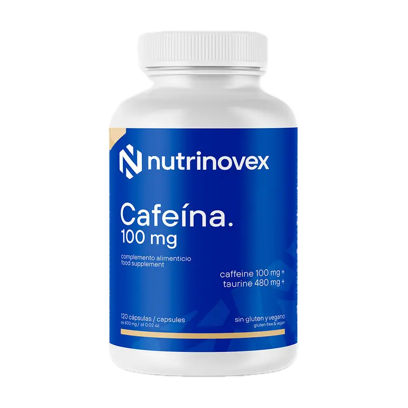 Cafeína + Taurina · Nutrinovex · 120 cápsulas