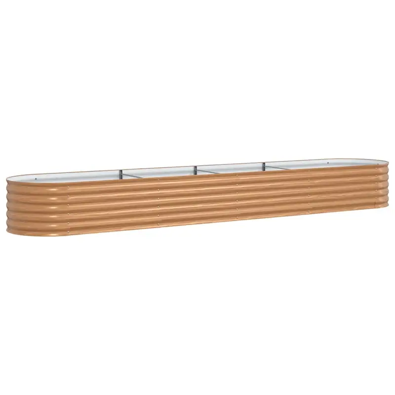Cama Elevada Marrón 400 X 80 X 44 Cm Acero