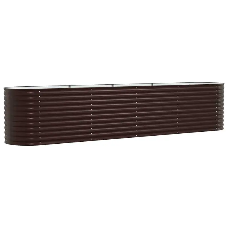 Cama Elevada Marrón 400 X 80 X 81 Cm Acero