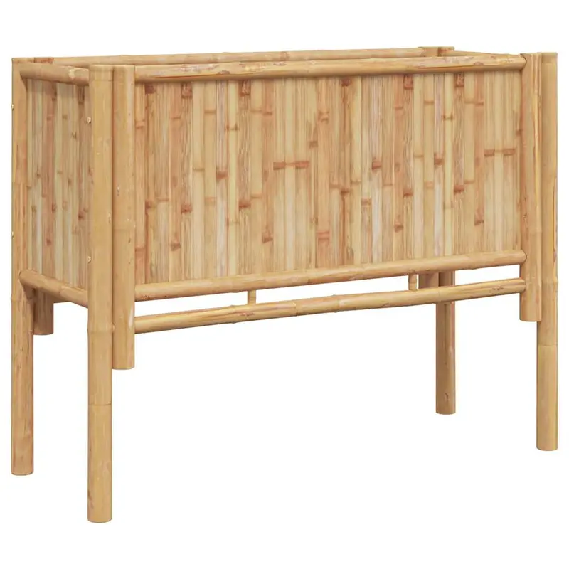 Cama Elevada Marrón 90 X 35 X 70 Cm Bambú