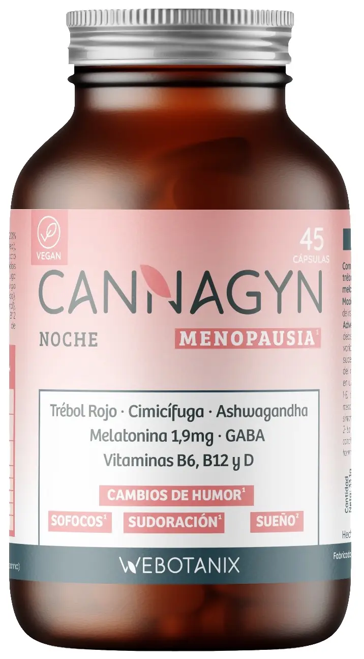 Cannagyn Noche Menopausia · WeBotanix · 45 cápsulas