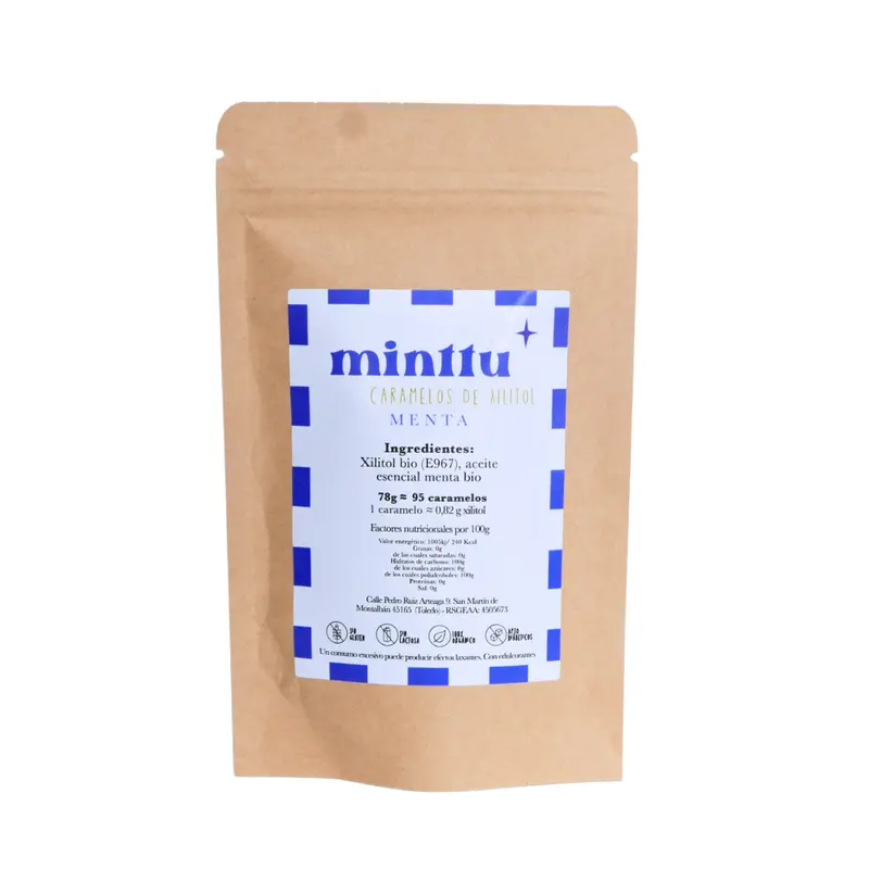 Caramelos 100% De Xilitol Sin Azucár · Menta 78g