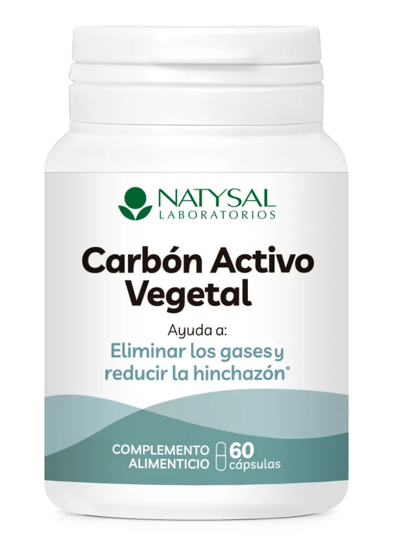 Carbón Activo Vegetal · Natysal · 60 cápsulas