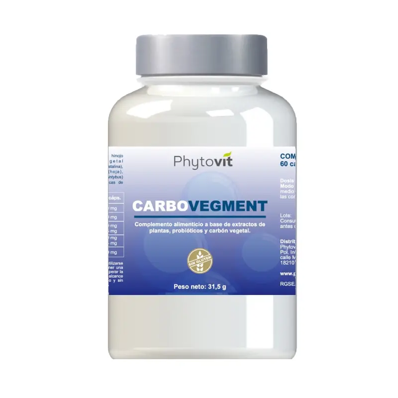 Carbovegment Detox · Phytovit · 60 cápsulas