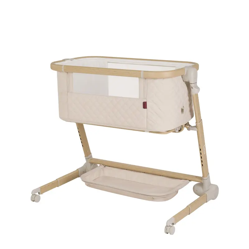 Carrello Minicuna Colecho Para Bebe Salsa Cremio Beige
