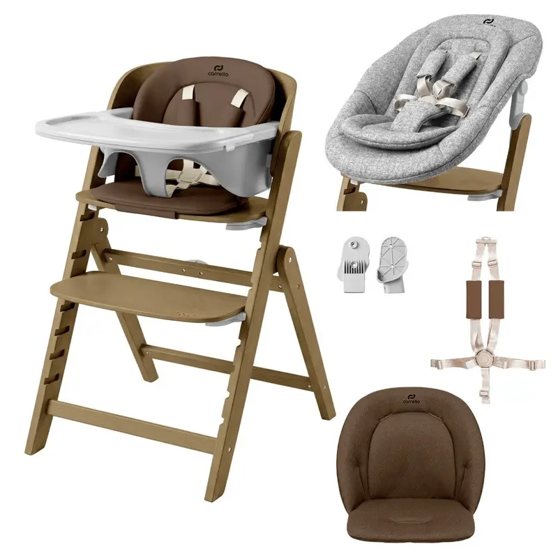 Carrello Trona Evolutiva Para Bebé Focus Moka Brown