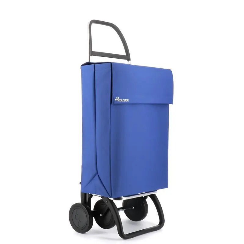 Carro Compra Jean Ln 4 Ruedas Azul