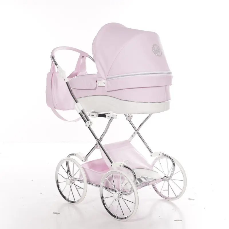 Carro De Muñecas Lulla Maxi Classic Rosa