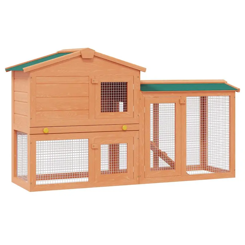 Casa De Animales Grande Jaula Conejera De Madera