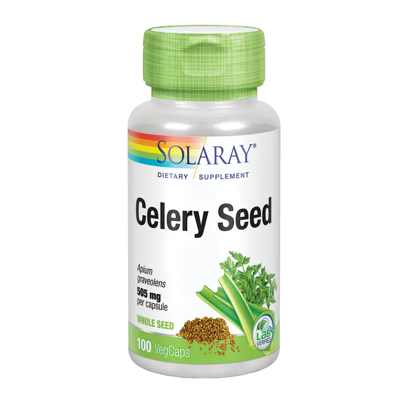 Celery Seed · Solaray · 100 cápsulas