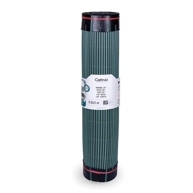 Cerramiento Ecológico De Mimbre Lop Verde 2x3 M / Multicolor