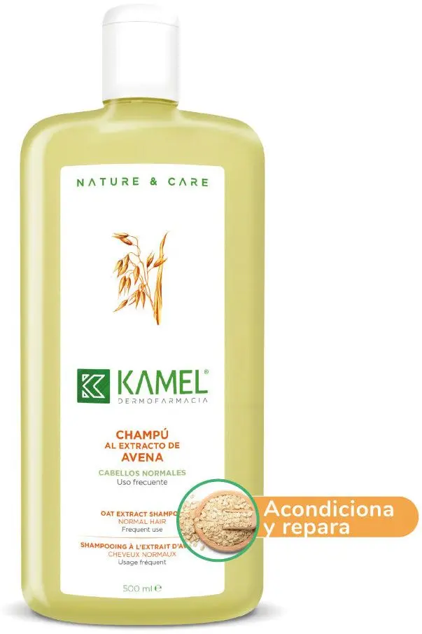 Champú al Extracto de Avena · Kamel · 500 ml