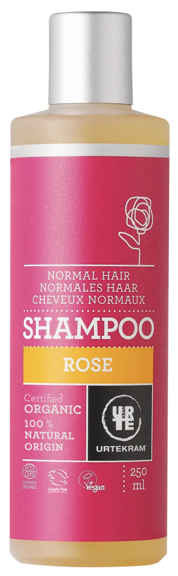 Champú de Rosa · Urtekram · 250 ml
