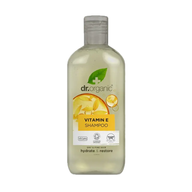Champú de Vitamina E · Dr Organic · 265 ml