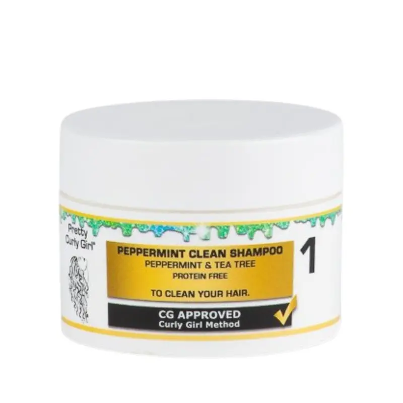 Champú Peppermint Clean Pretty Curly Girl 50ml Mini