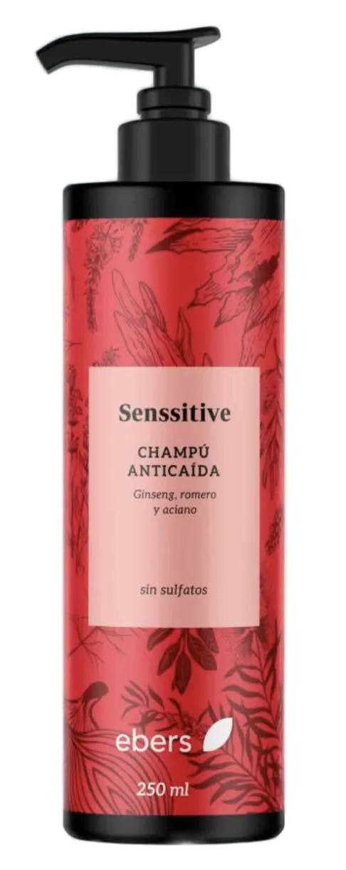 Champú Senssitive Anticaída · Ebers · 250 ml