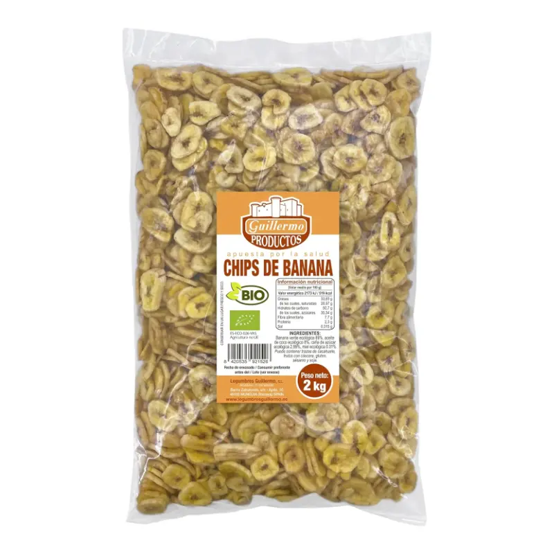 Chips de Banana Bio · Guillermo · 2 kg