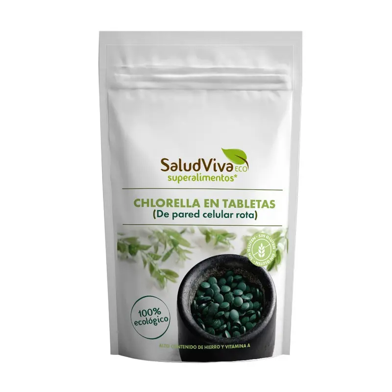 Chlorella en Tabletas Eco · Salud Viva · 125 gramos