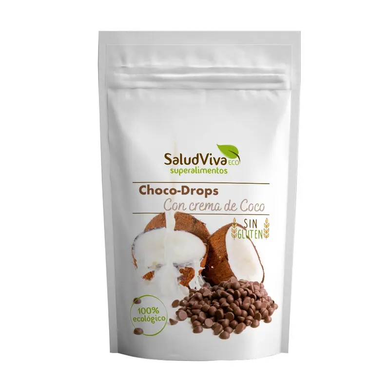 Chocodrops con Crema de Coco · Salud Viva · 125 gramos