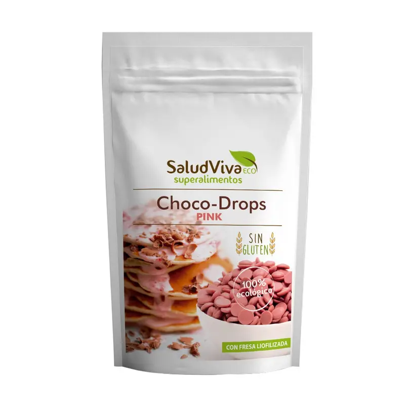 Chocodrops Pink · Salud Viva · 125 gramos