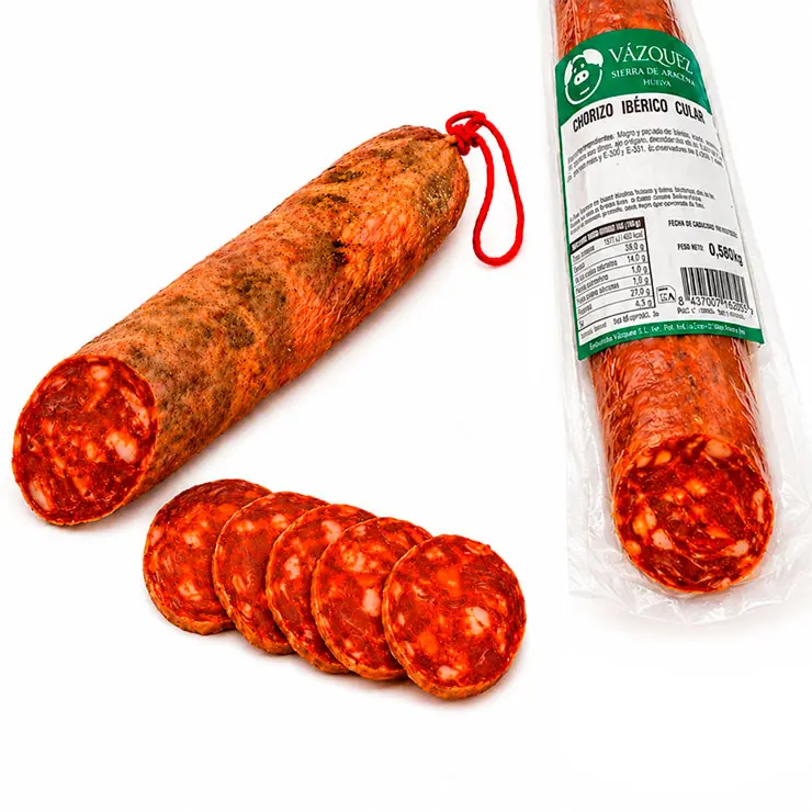 Chorizo Ibérico (mitades De 0,5 A 0,6 Kg)