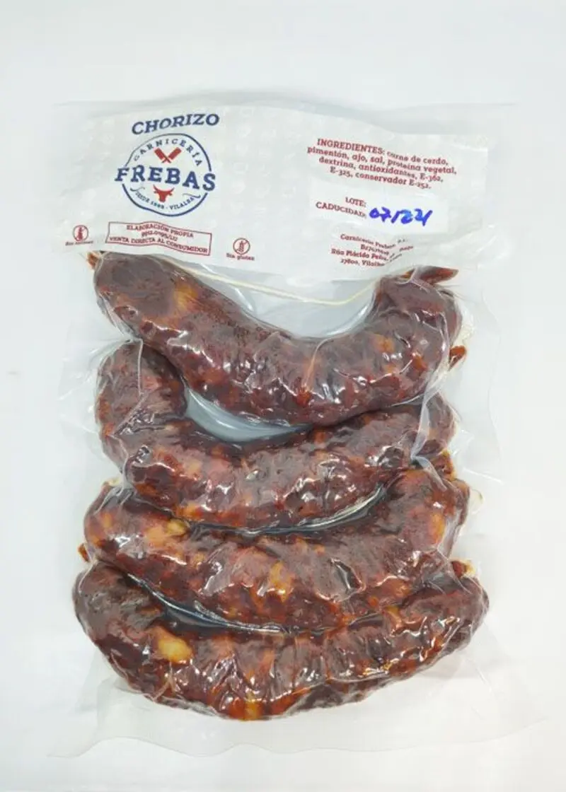 Chorizos Gallegos Envasados Al Vacío ( 4 Ud )