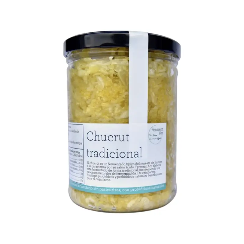 Chucrut Tradicional Eco Sin Pasteurizar Ferment Art 750 Gr