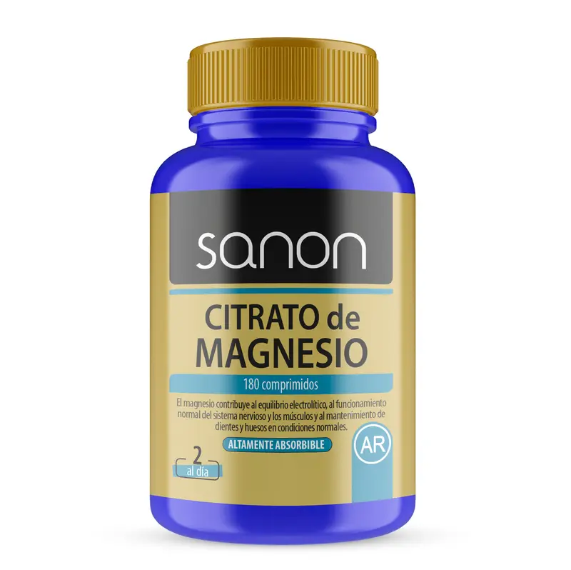 Citrato de Magnesio · Sanon · 180 comprimidos
