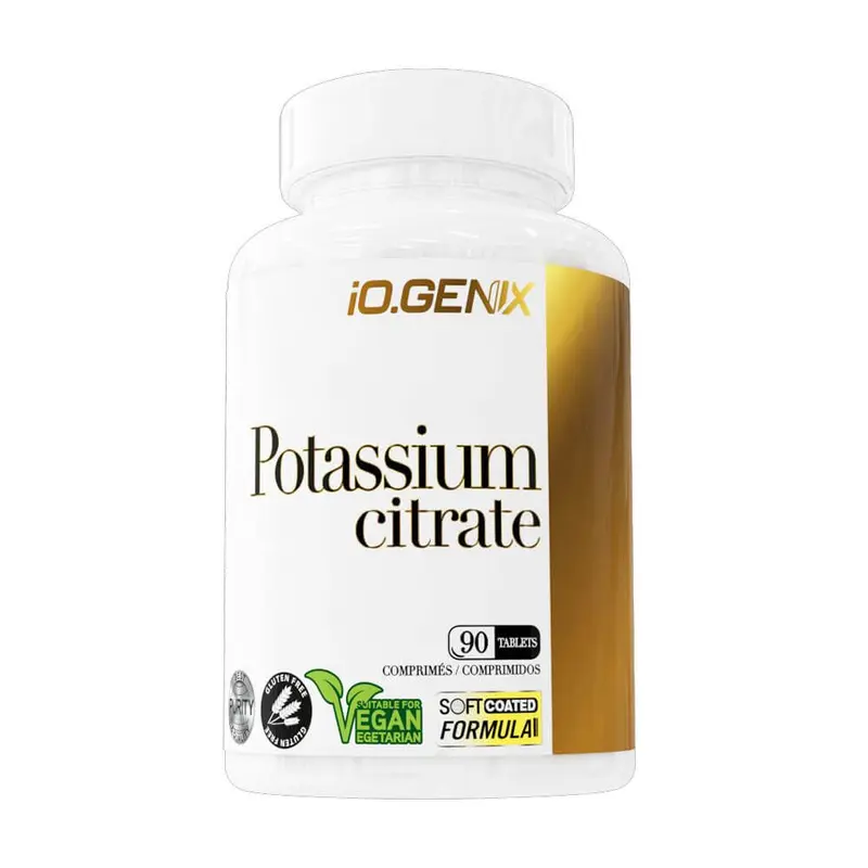 Citrato De Potasio - 90 Tabletas - Minerales - Io.genix