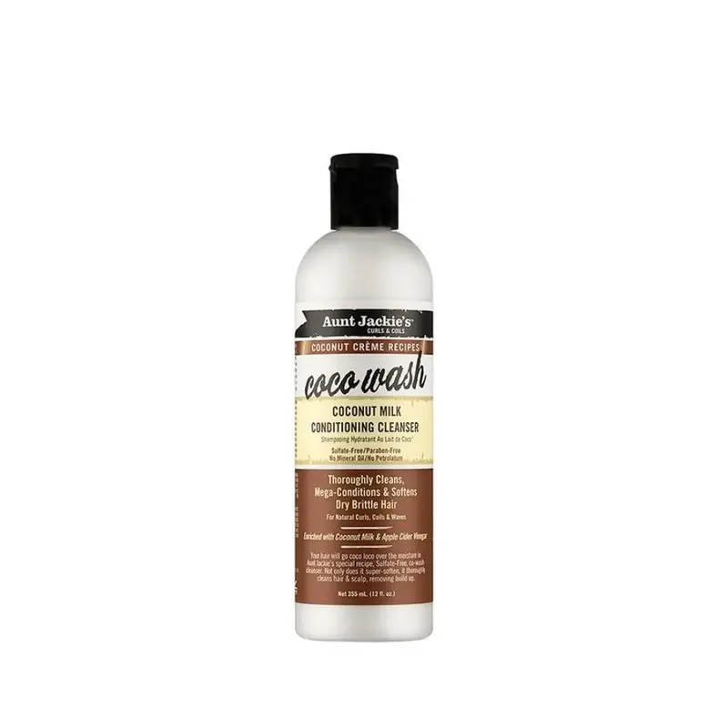 Co-wash Coconut Creme Coco Wash Aunt Jackie's 355ml