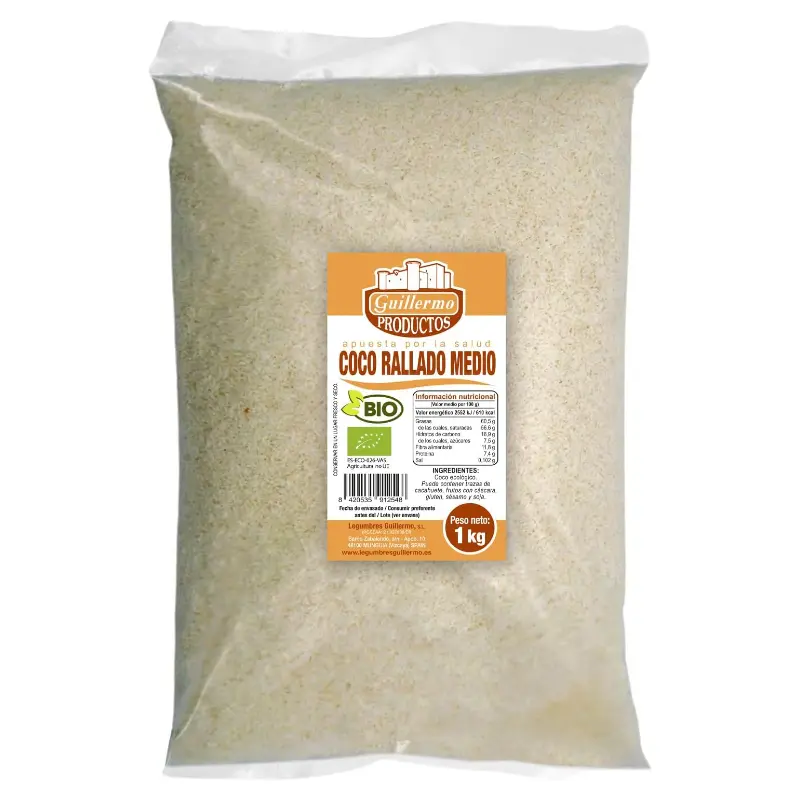Coco Rallado Medio Bio · Guillermo · 1 kg