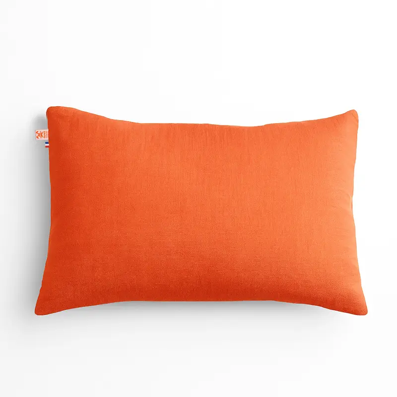 Cojín Rectangular De Algodón Orgánico Fresa
