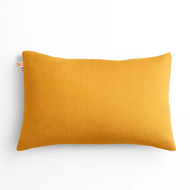 Cojín Rectangular De Algodón Orgánico Miel