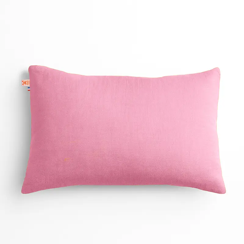 Cojín Rectangular De Algodón Orgánico Rosa