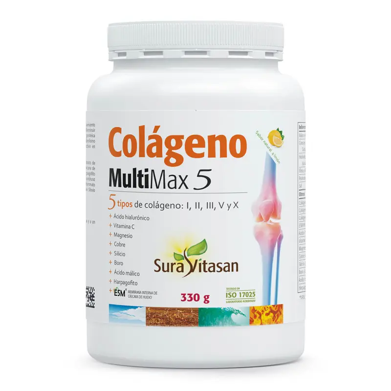 Colágeno Multi Max 5 · Sura Vitasan · 330 gramos