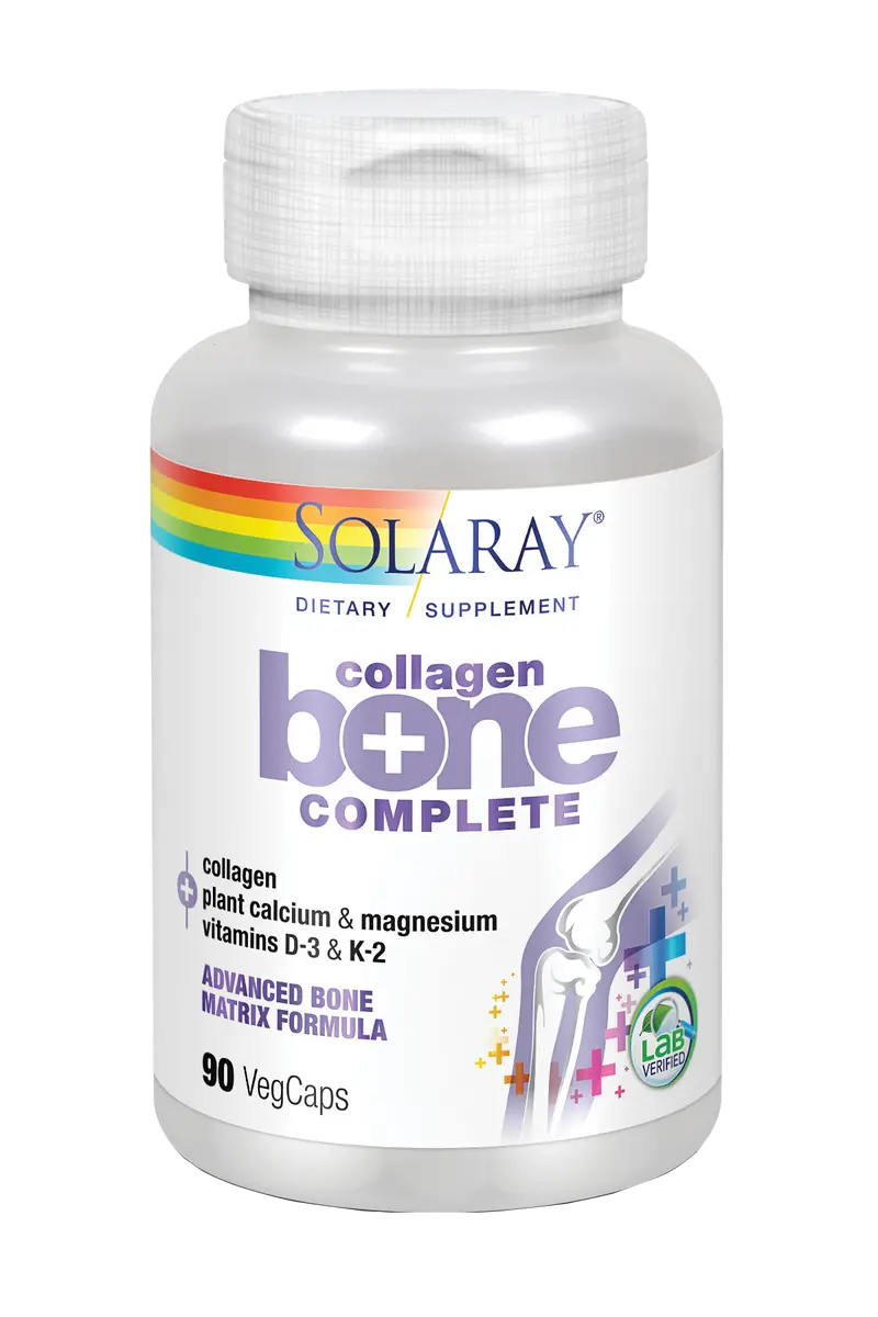 Collagen Bone Complete · Solaray · 90 Cápsulas