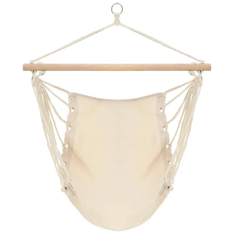 Columpio/hamaca Grande De Tela Blanco Crema
