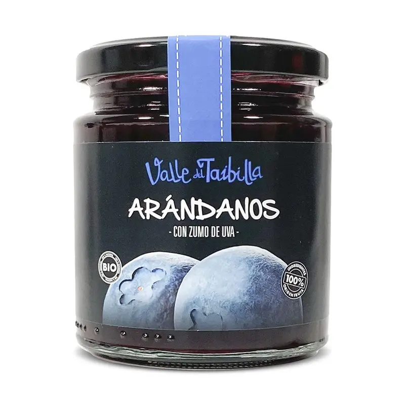 Compota Bio De Arándanos Con Zumo De Uva