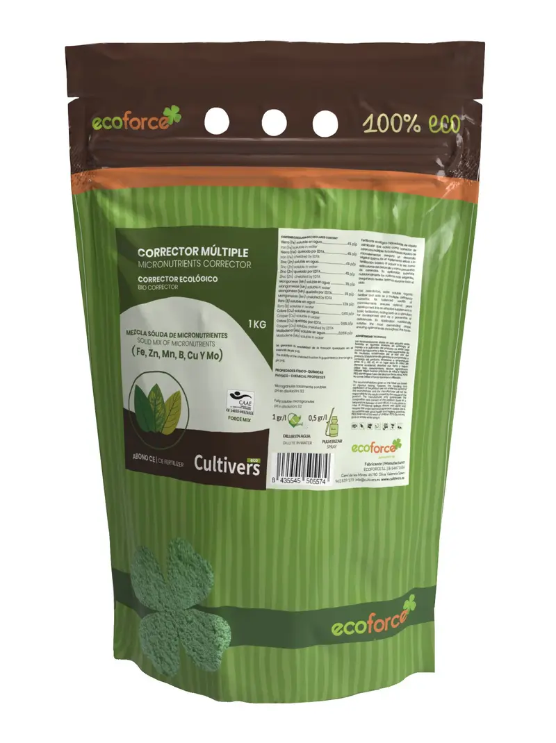 Corrector De Carencias Mútiple Cultivers 1 Kg