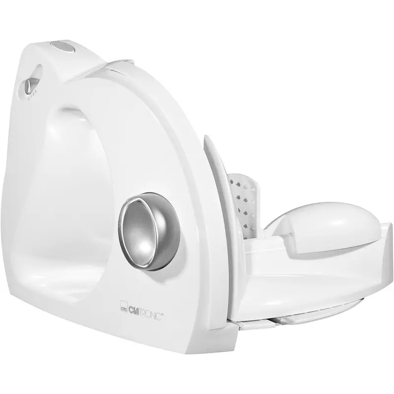 Cortafiambres Plegable, Cuchilla Especial Acero Inox., Corte Ajustable, 3 Velocidades, Compacto Clatronic As2958