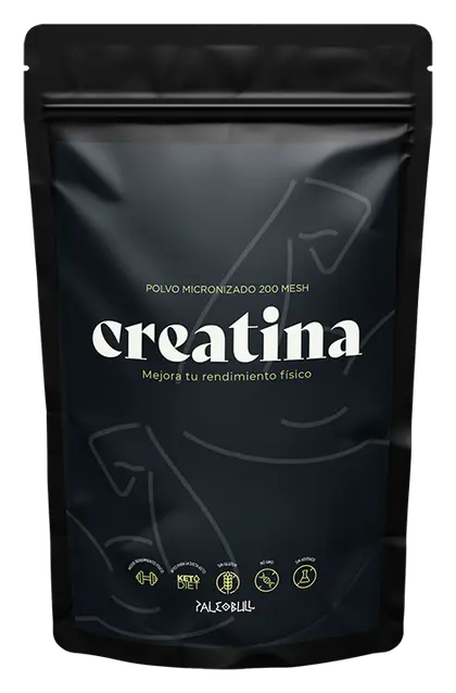 Creatina 200 Mesh · Paleobull · 250 gramos