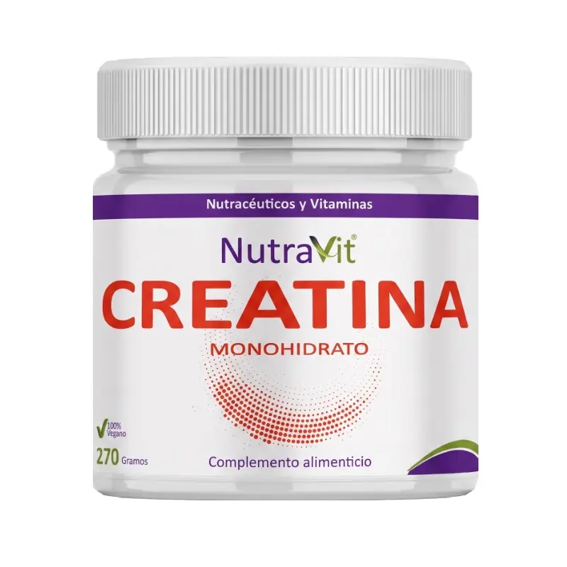 Creatina Monohidrato · Nutravit · 270 gramos